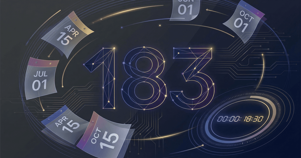 Quickly Verify Your 183-Day Residency Status